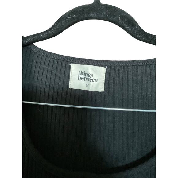 Things Between Dress Women Medium Black NWT - Picture 2 of 4